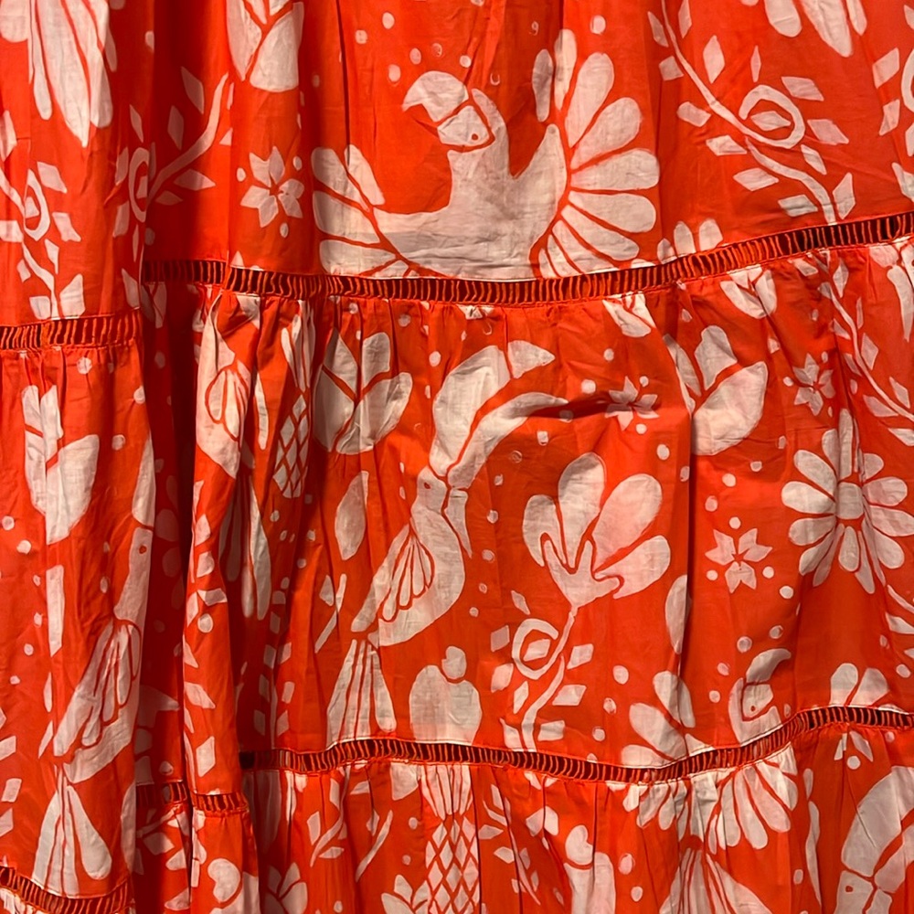 FARM Rio Vibrant Orange Floral Maxi Dress - Picture 4 of 15